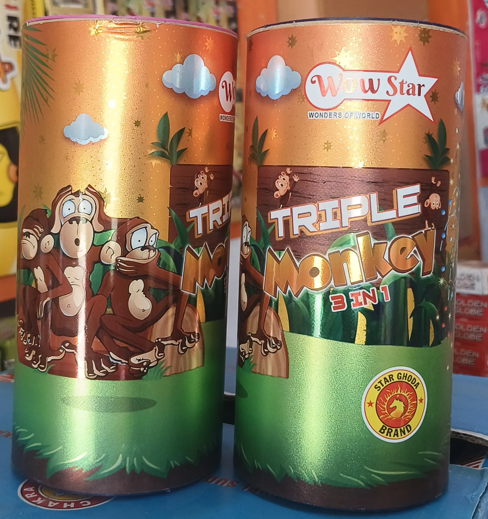 TRIPLE MONKEY 3 IN 1